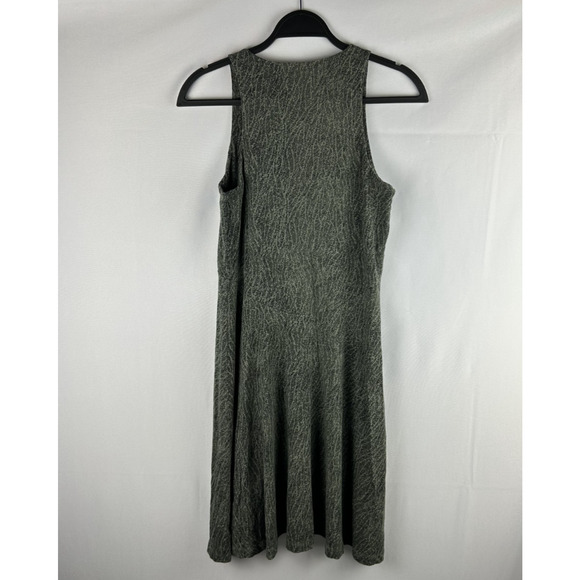 Athleta Santorini Tank Dress Womens Sz Small Tall Olive Green Black Sleeveless - Picture 2 of 6